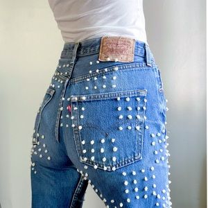 Customized vintage Levi 501s